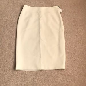 Simons white midi skirt